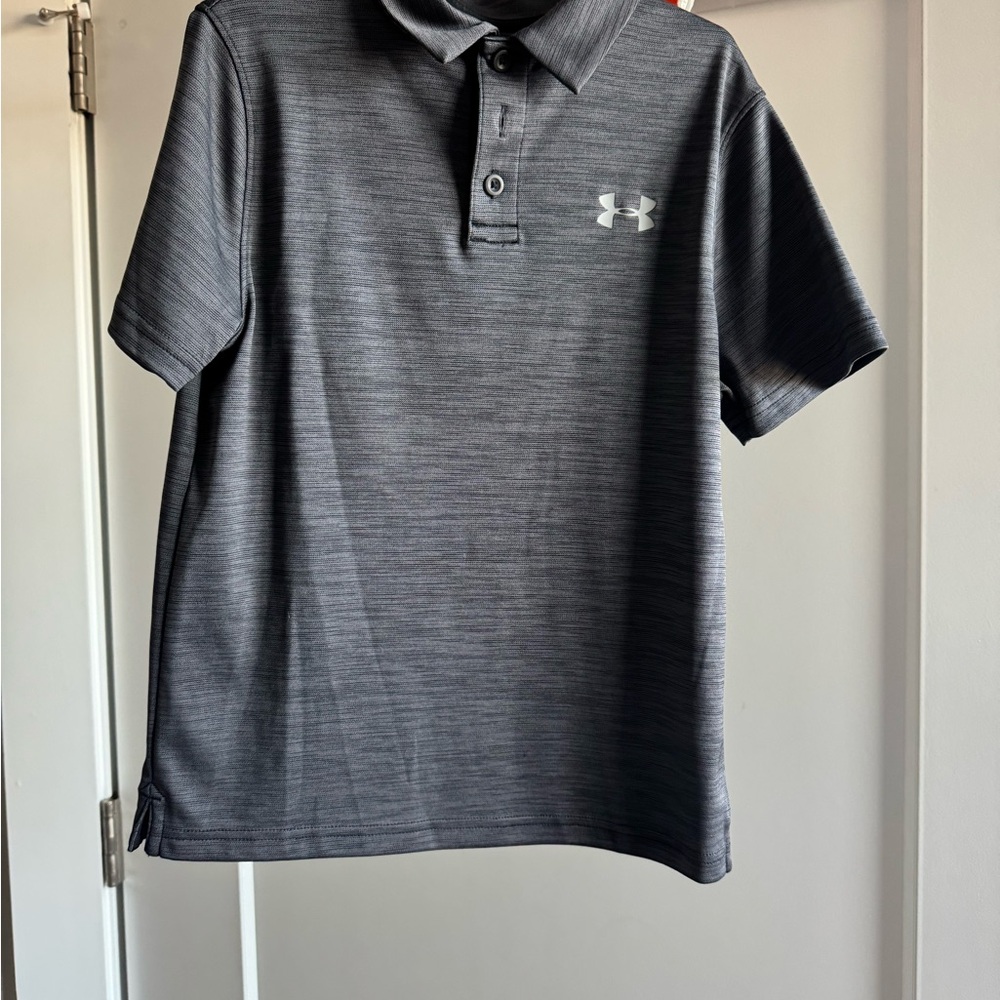 Under Armour Gray Athletic Polo